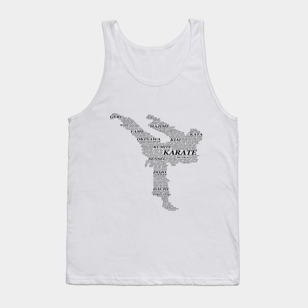 Karate Terms and Vocabulary Design Tank Top by Tolan79 Magic Designs